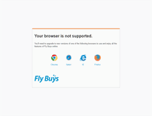 Tablet Screenshot of flybuys.co.nz